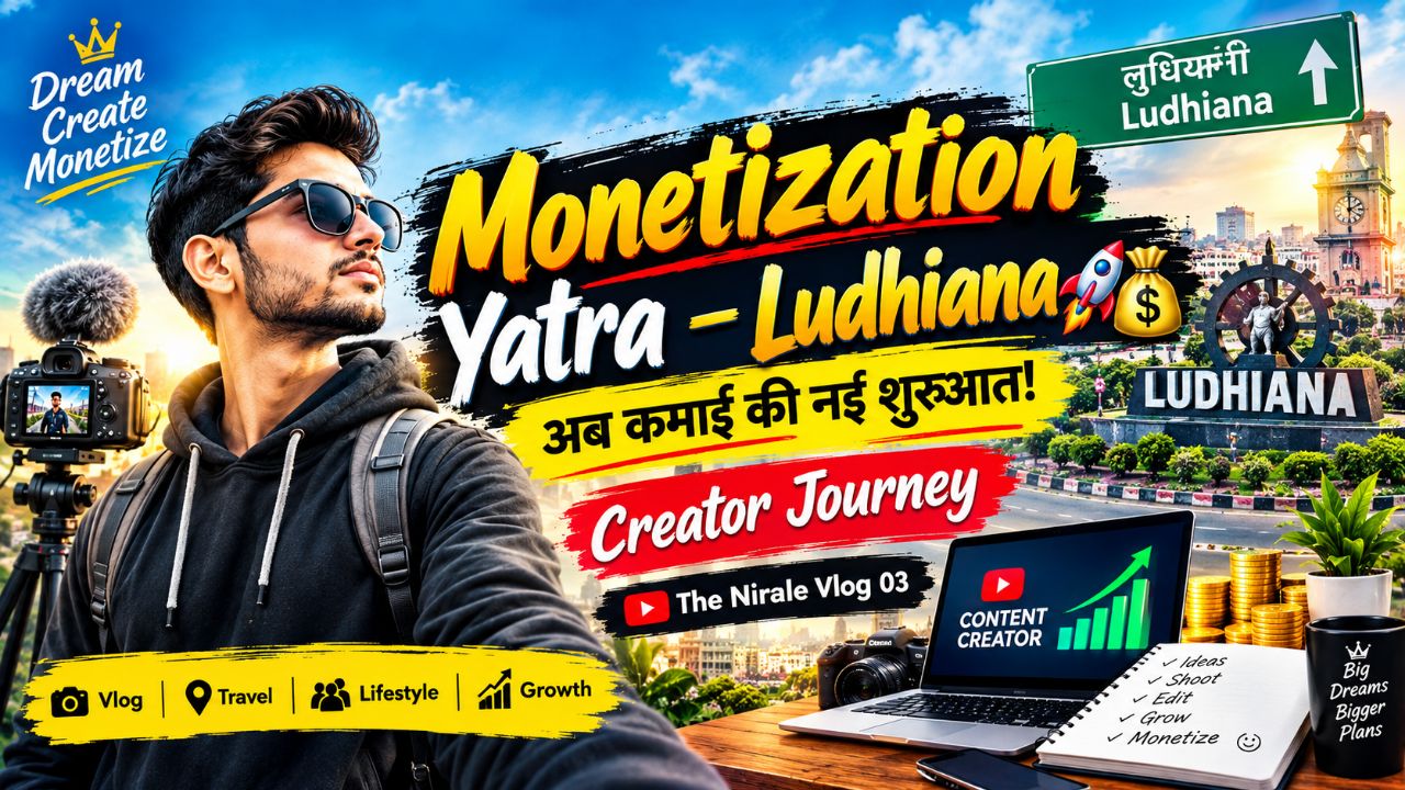 Monetization Yatra – Ludhiana 🚀💰 | अब कमाई की नई शुरुआत! | Creator Journey