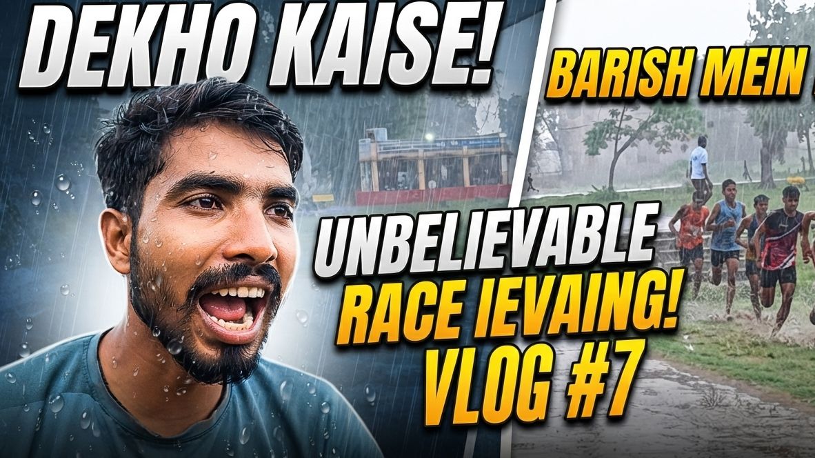 Barish me v running continue vlog dekhe