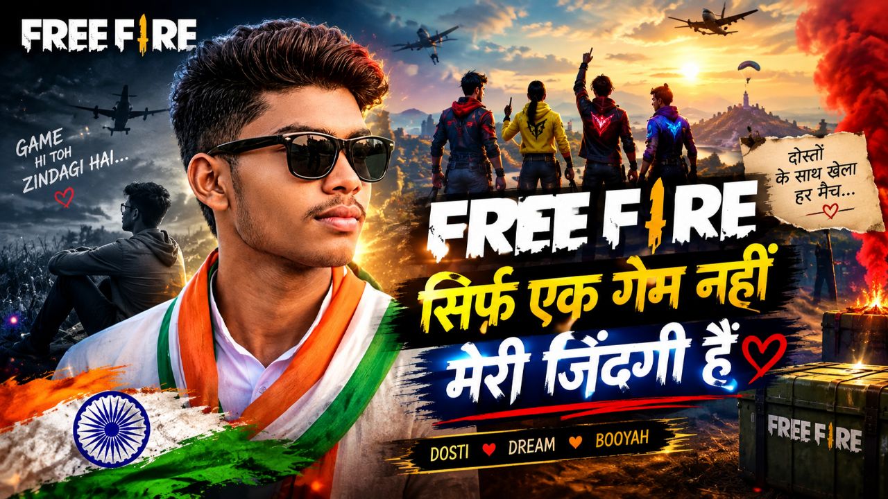 Free fire India ak game nahe tuta dile ko samala he esa game ne