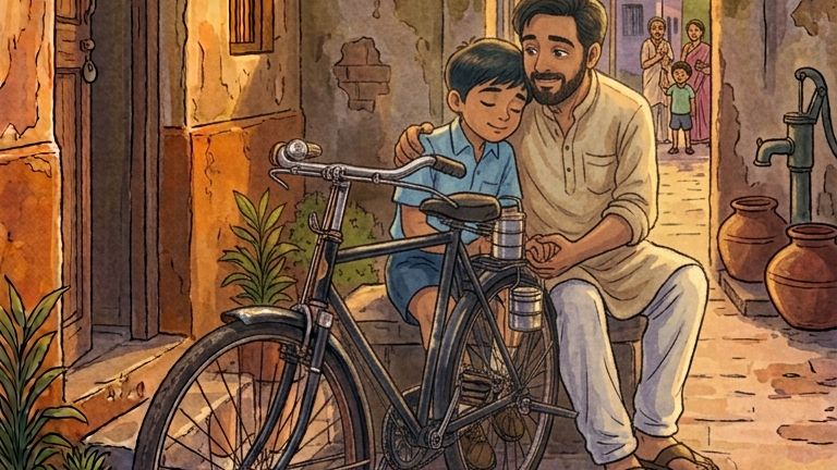 ❤️ “Papa Ki Purani Cycle”