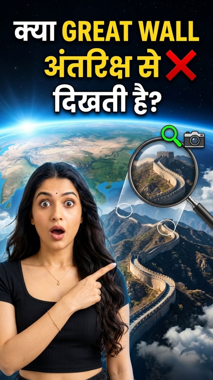 Great Wall Space से दिखती है? 🤯 NASA ने बताया असली सच! #space