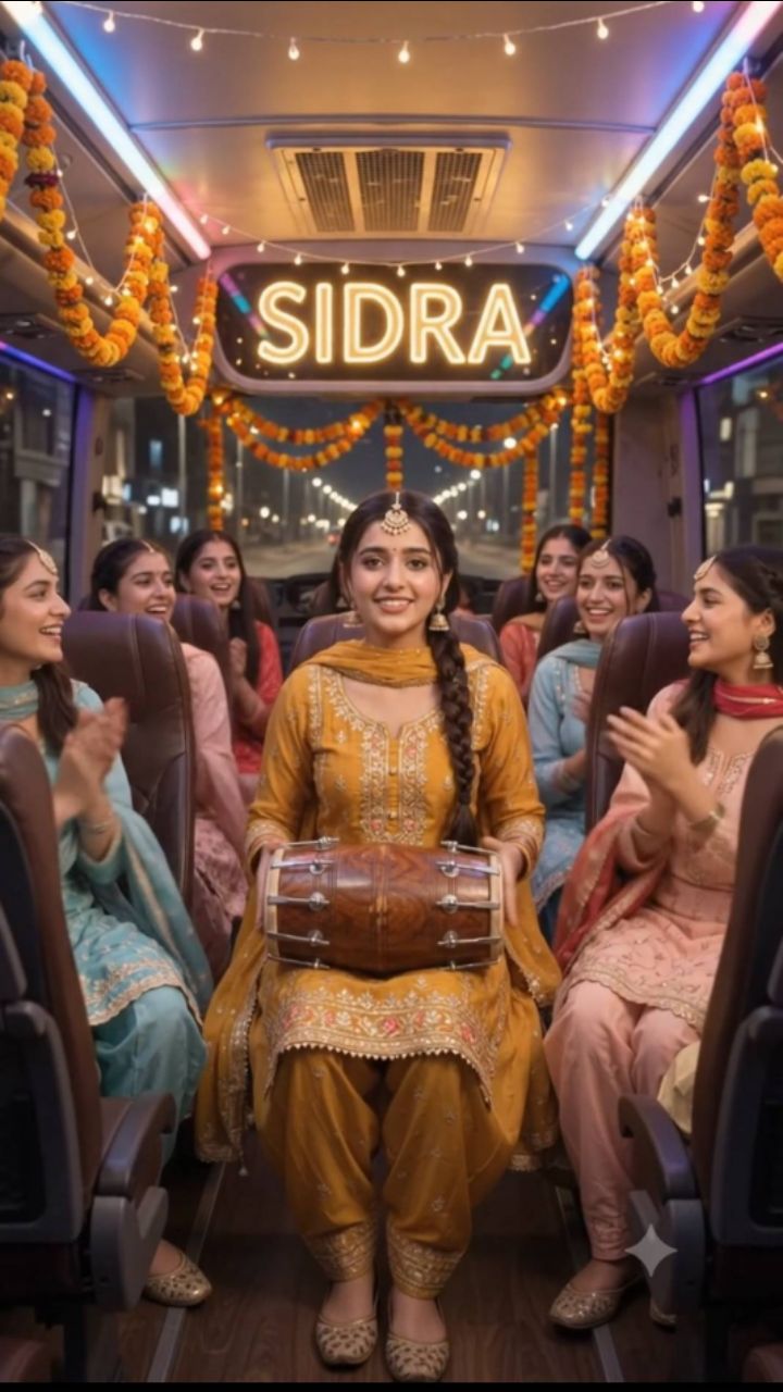 Sidra Naam Ki Khushi Dekho 🥁✨ | Bus Me Dhol Wala Celebration #shorts