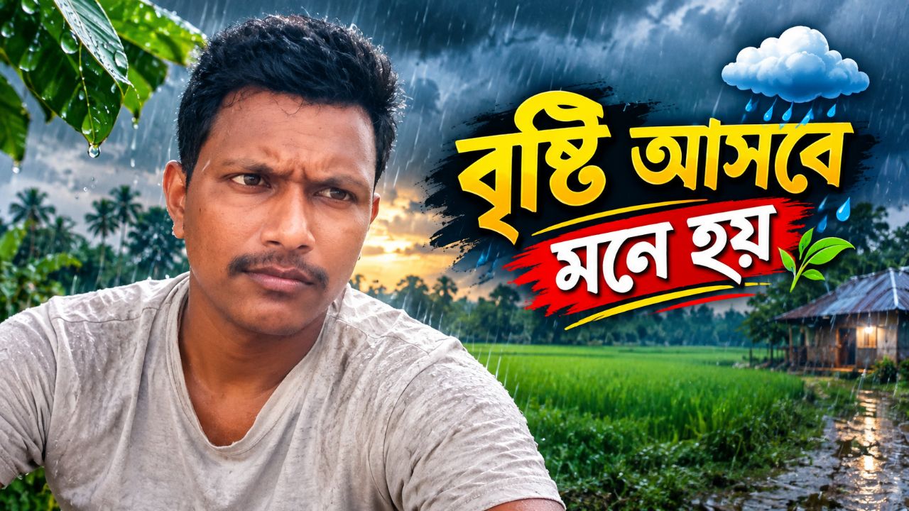 বৃষ্টি আসবে মনে হয়