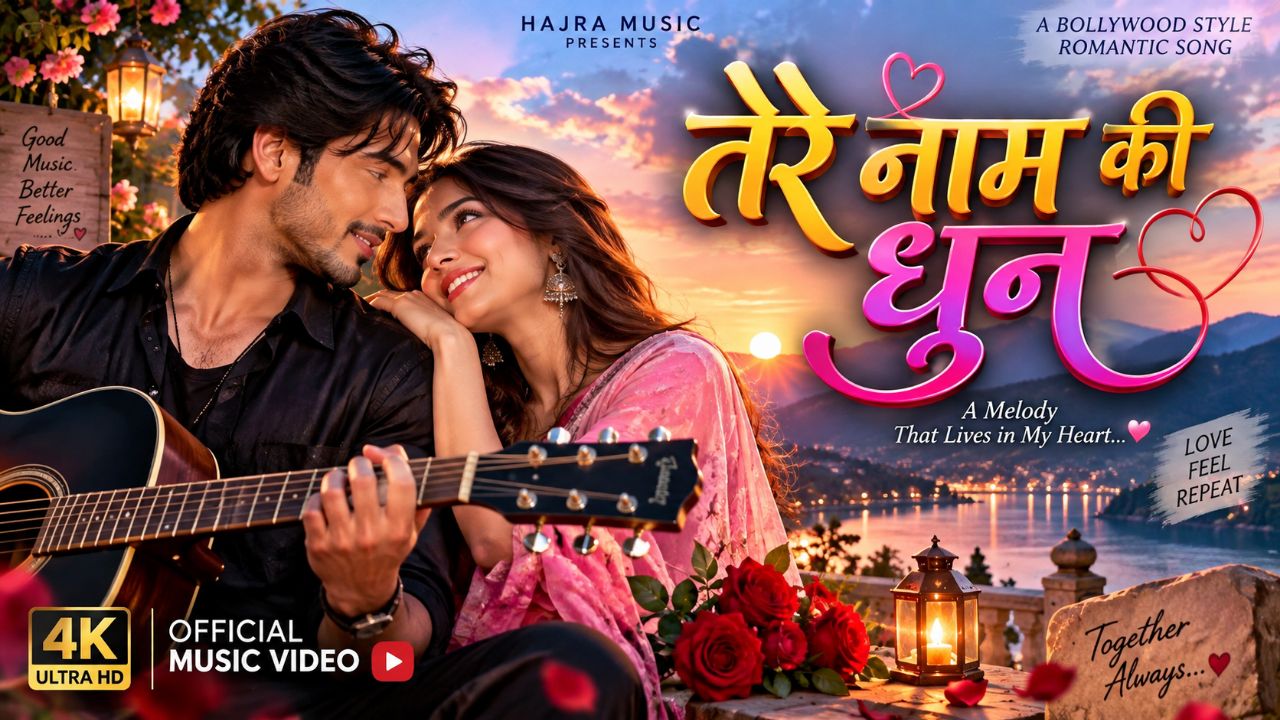 तेरे नाम की धुन ❤️ | Tere Naam Ki Dhun | New Hindi Romantic Song 2026 | Bollywood Love Song
