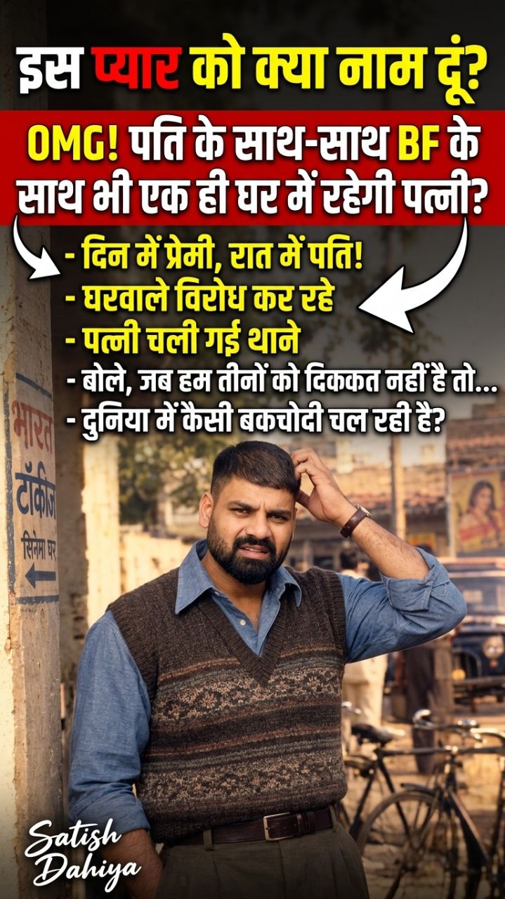 इस प्यार को क्या नाम दूं? 😳
​#SatishDahiya #LoveTriangle