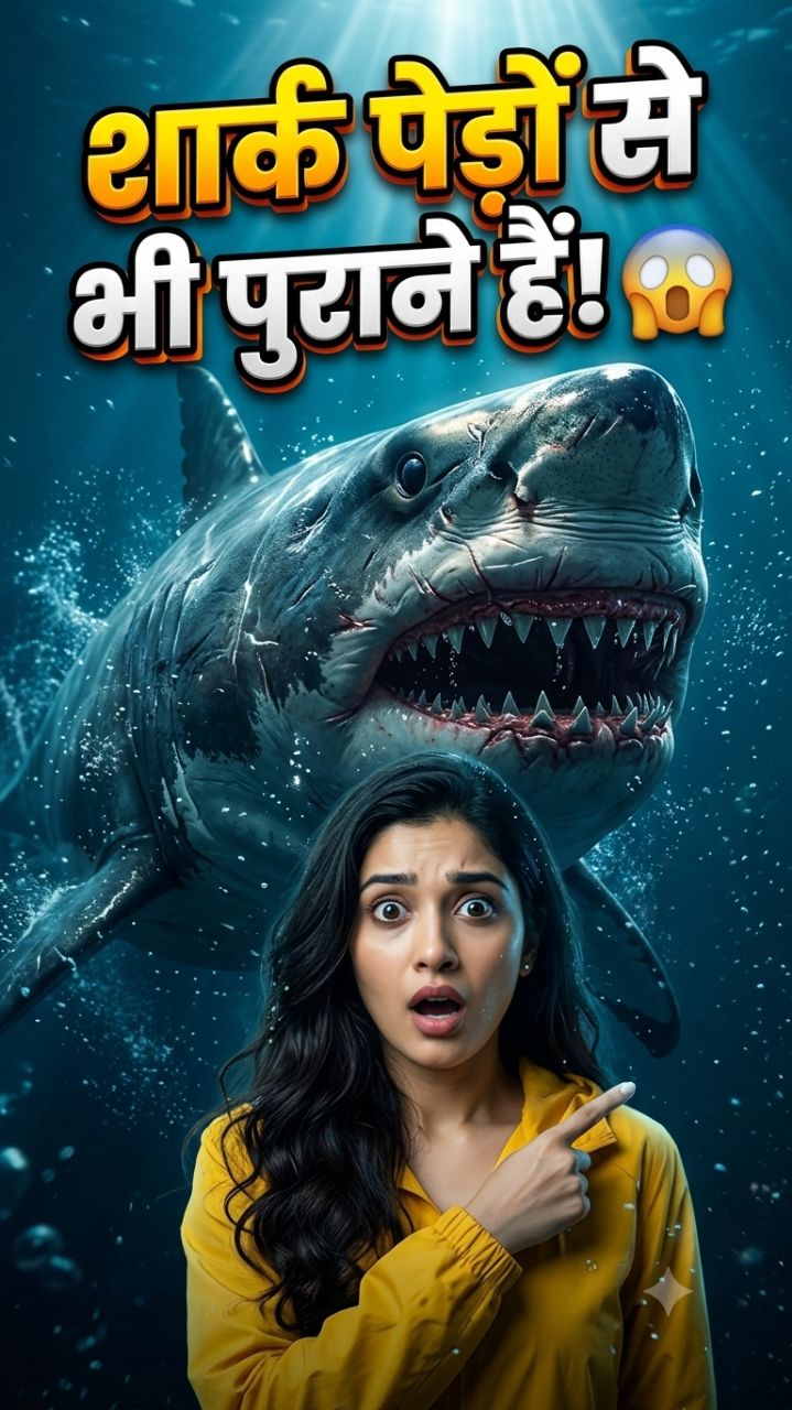 पेड़ों से भी पहले धरती पर मौजूद थीं Sharks! 😱🦈 #shark #tree