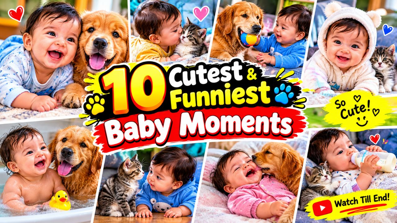 10 Cutest & Funniest Baby Moments With Dogs & Cats 🥹🐶🐱 | Try Not to Smile! 😂❤️