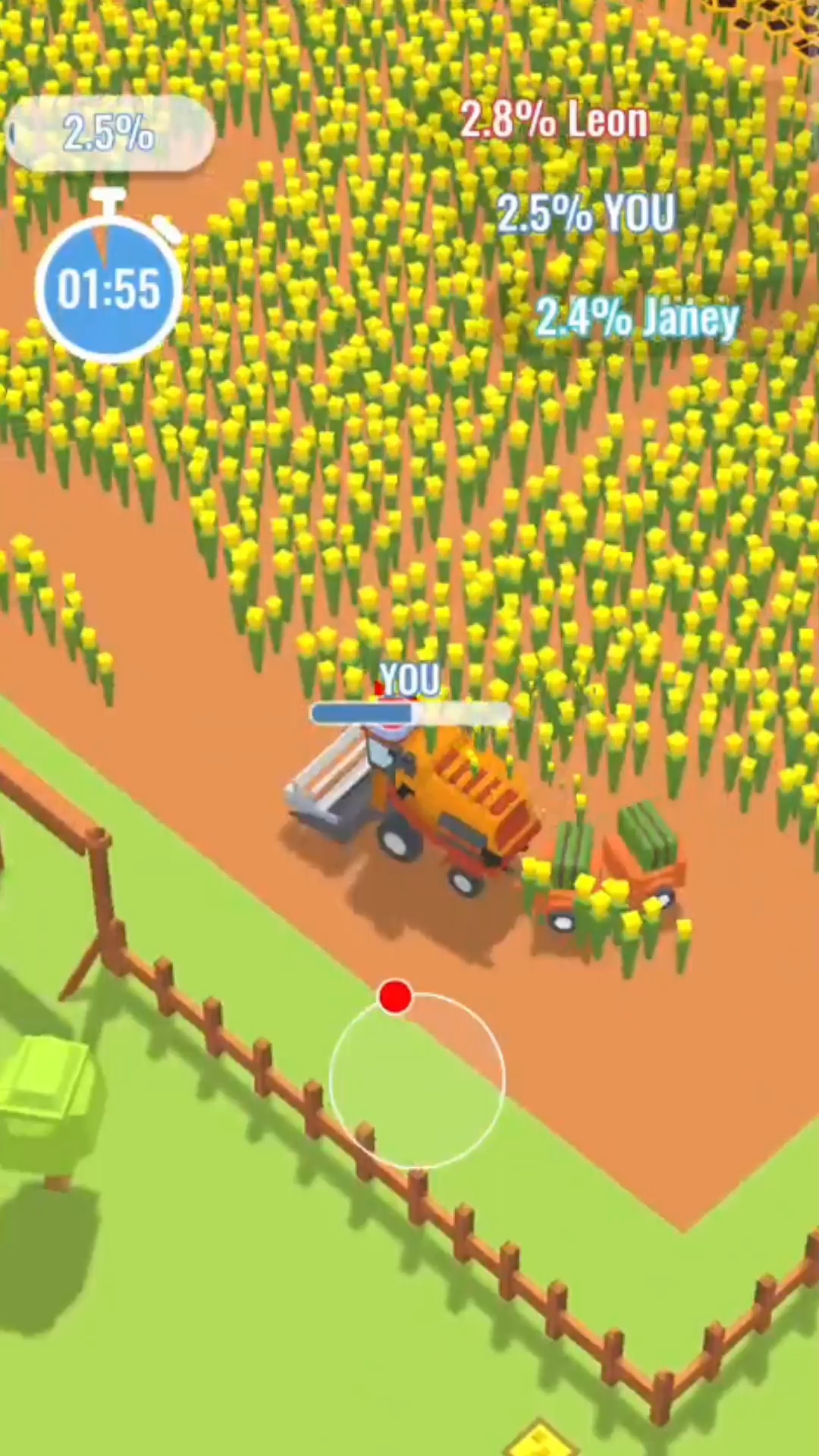 Farm Crop Battle: Harvesting Everything in Sight! 🚜🌾 #jigxenon_gaming#HarvestGame