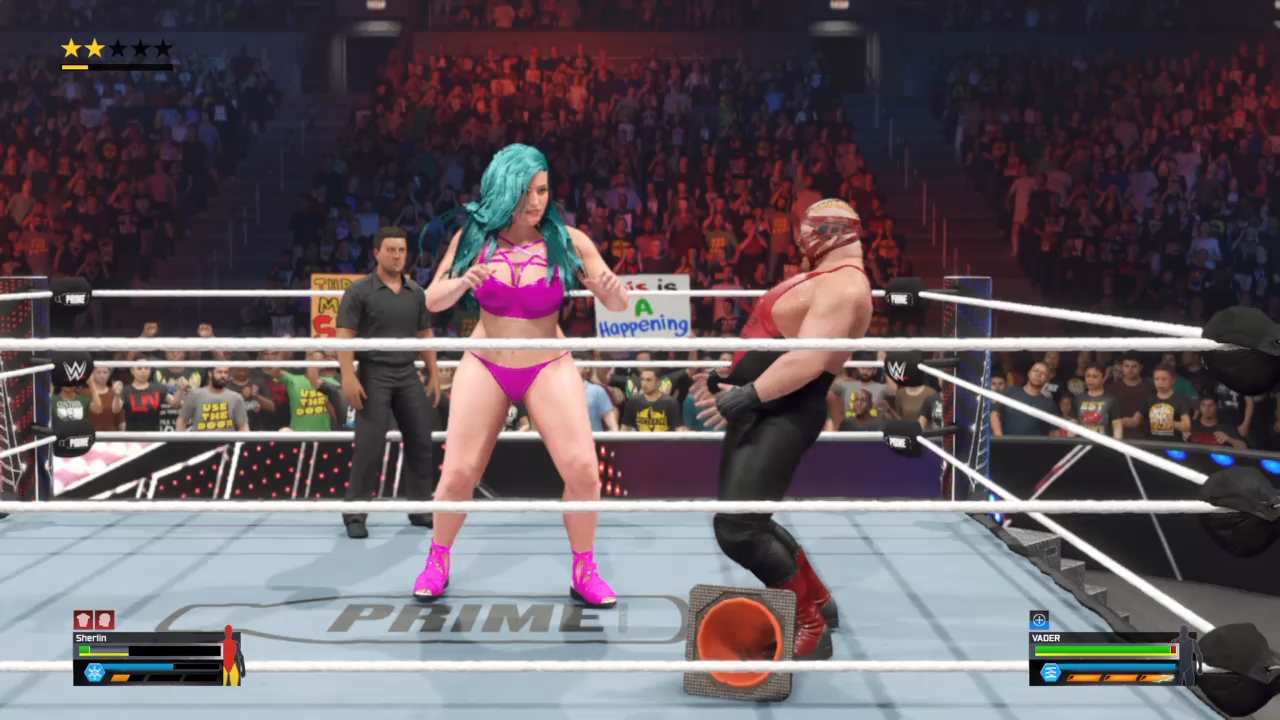 Vader Vs Sherlin WWE Match