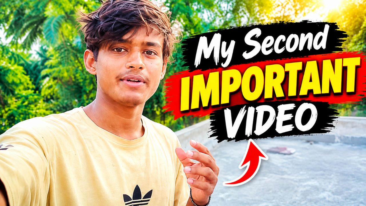 MY SECOND IMPORTANT VIDEO 🚨