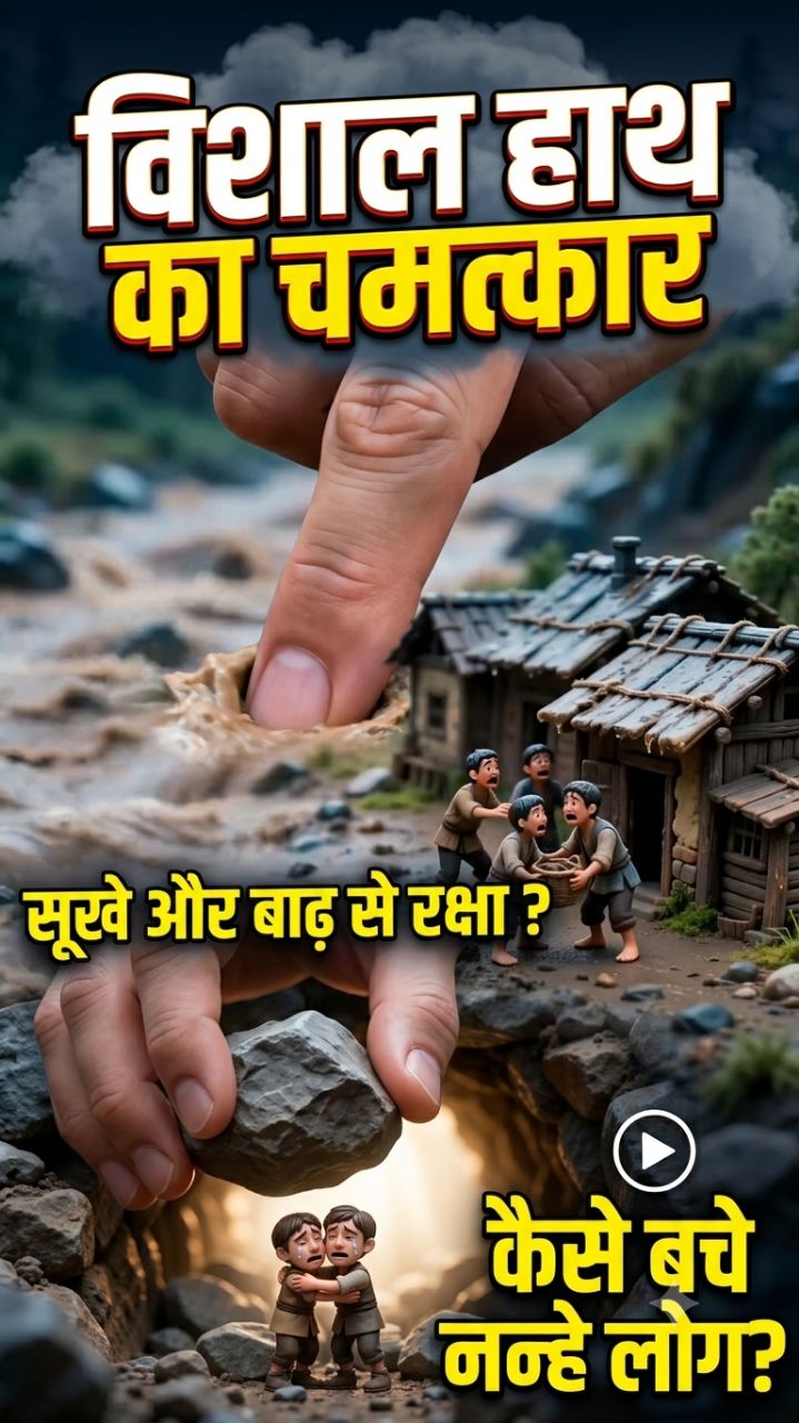 जब एक विशाल हाथ ने बचाई नन्हे इंसानों की जान! 🥺🙏 Emotional Miniature Story