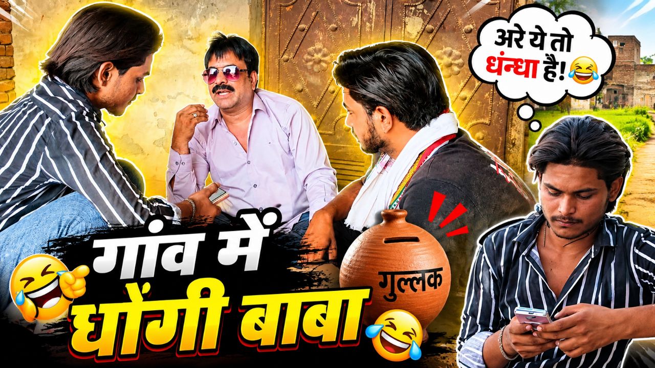 गाँव में आया ढोंगी बाबा 😂🤣 | Desi Comedy | #Funny #Video