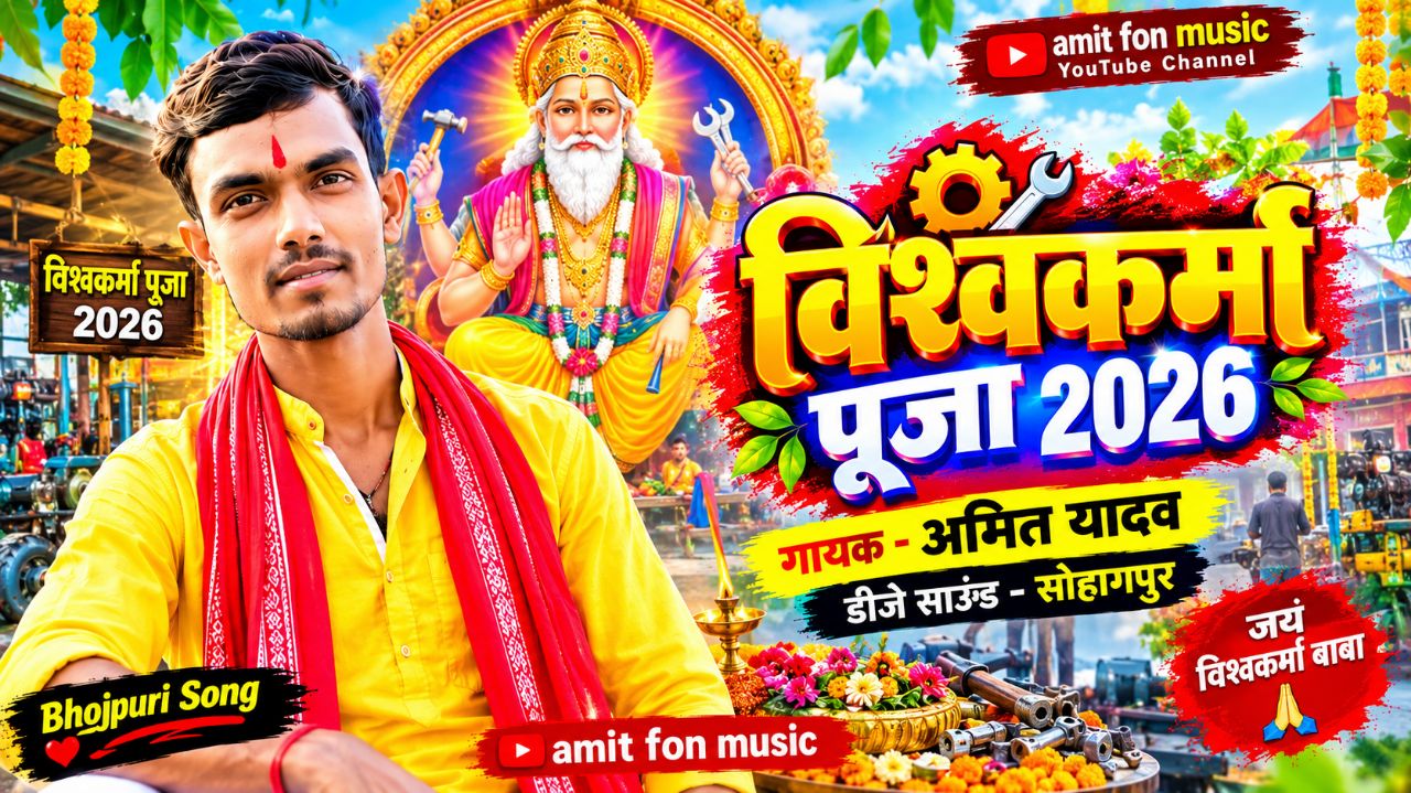 **विश्वकर्मा पूजा 2026 | भोजपुरी स्पेशल DJ सॉन्ग | गायक अमित यादव | DJ Sound Sohagpur**