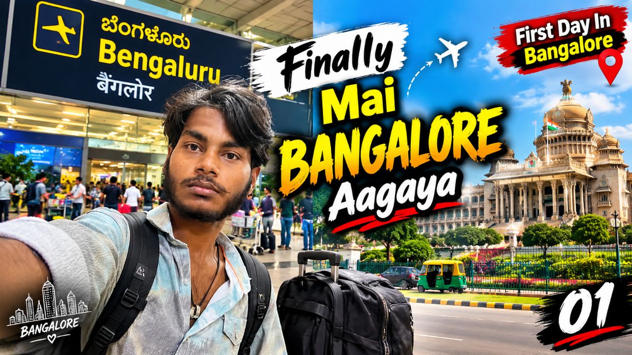 First Day In Bangalore 😍.