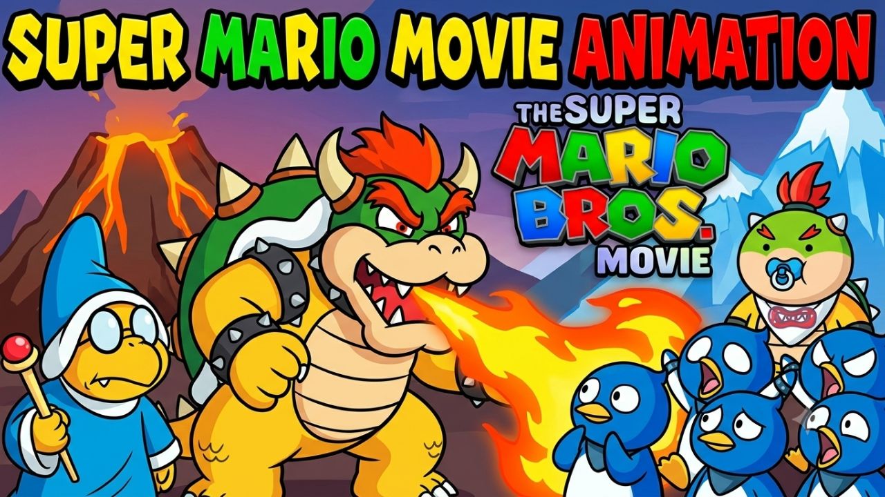 Super Mario Bros Movie Cartoon Parody
