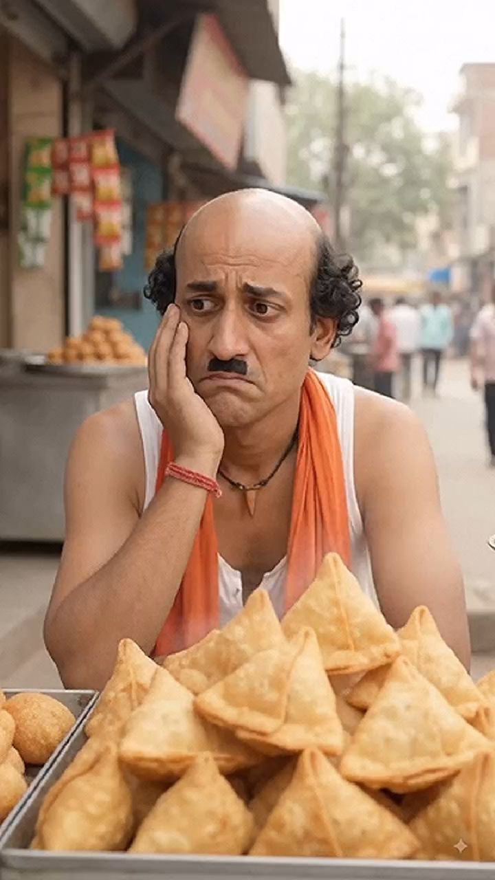 Mere samose ab koi nahi khata 🥹🥺