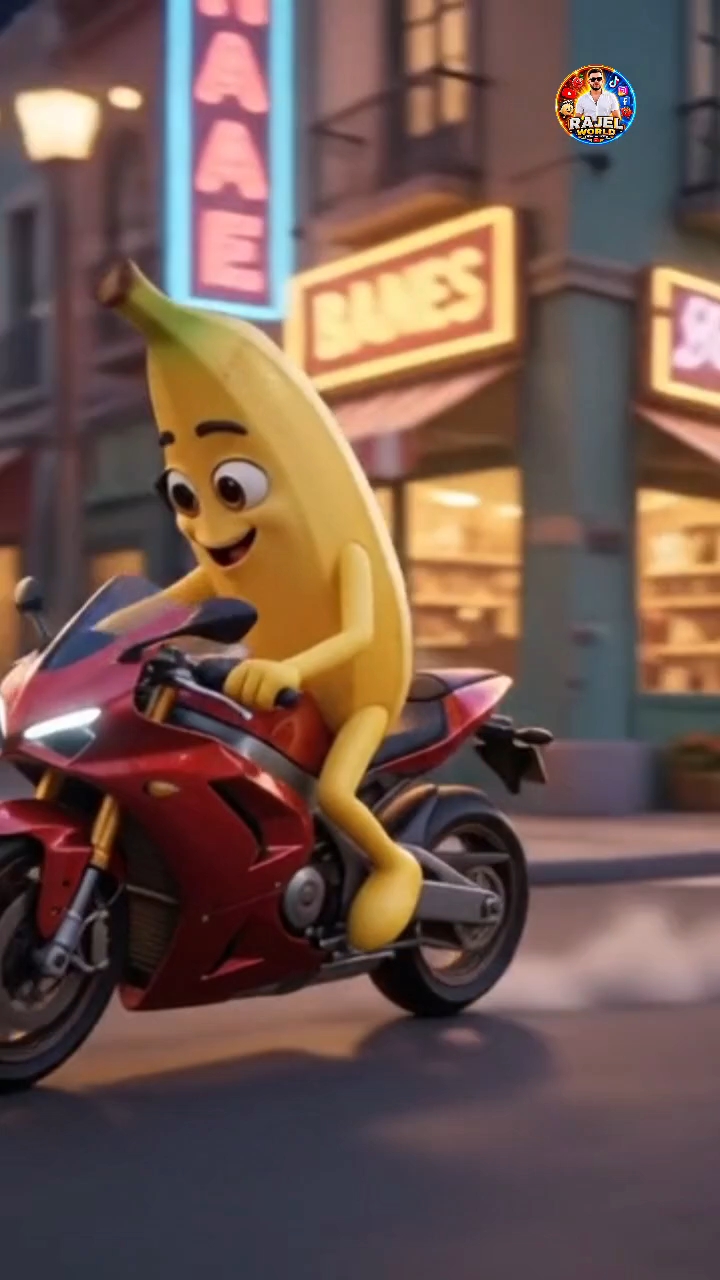 🍌🏍️ When a Banana Hits the Road… Then Steals the Show! 💃❤️