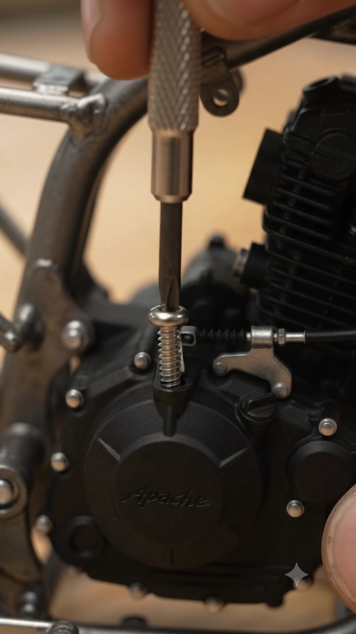 TVS Apache 🔥 | Beast Mode On 😎 | AI Bike Build #Shorts
