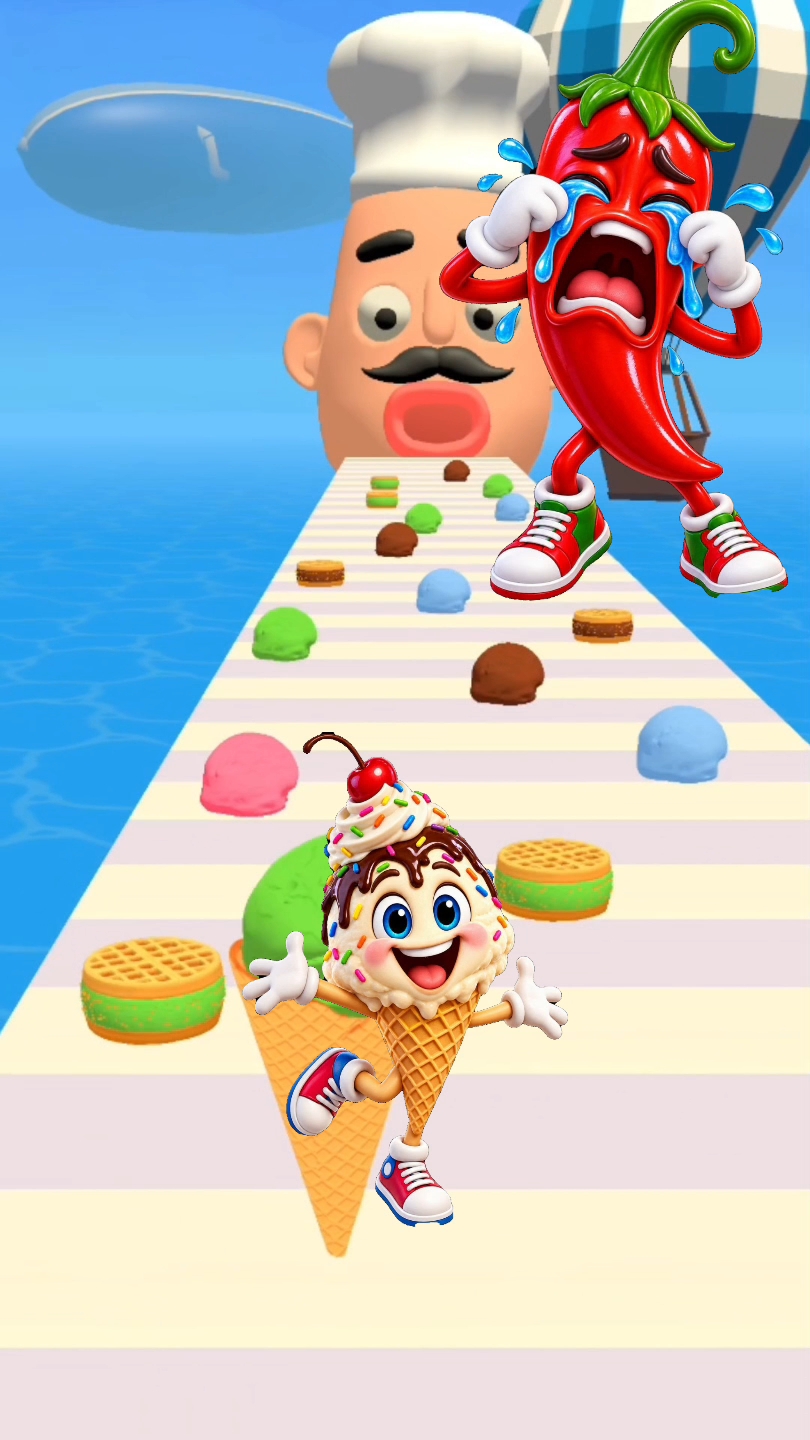 POOP vs EGG! The Funniest 3D ! 🤣🥚 Pop Runner 3D Fun #gaming #shorts #shortfeed #viralshorts