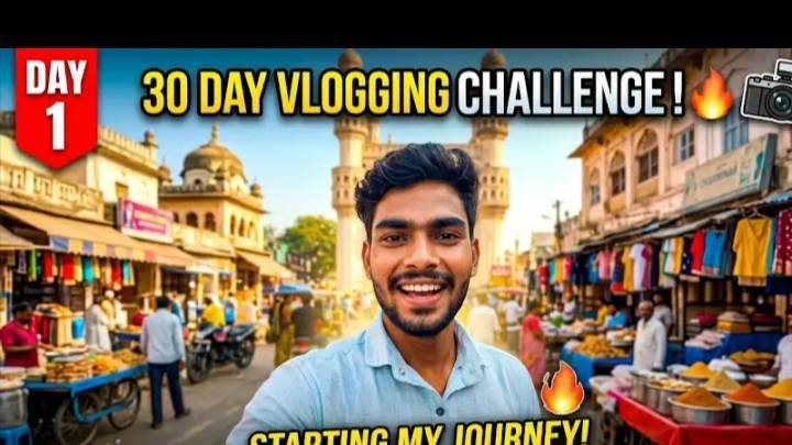 DAY 1: Taking The 30 DAY VLOGGING CHALLENGE! 🔥 | Starting My Journey