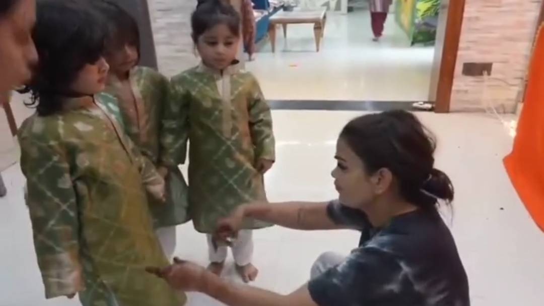 Ayzan ko aya gussa# cute children