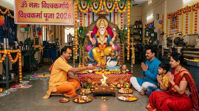 🙏 जय श्री विश्वकर्मा भगवान | विश्वकर्मा पूजा 2026 | भगवान विश्वकर्मा का आशीर्वाद 🛠️
