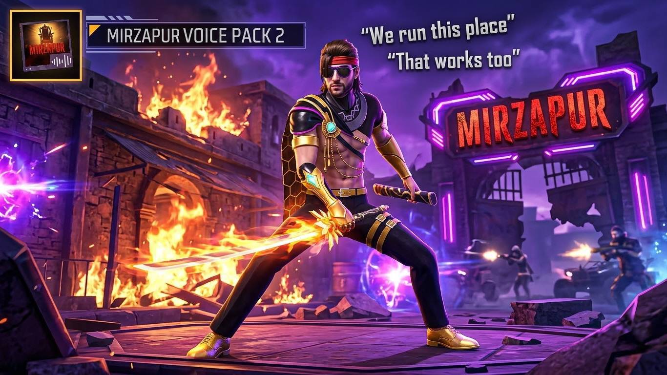 Free Mirzapur Voice Pack! 🔥 OB56 Naruto Event Special Reward