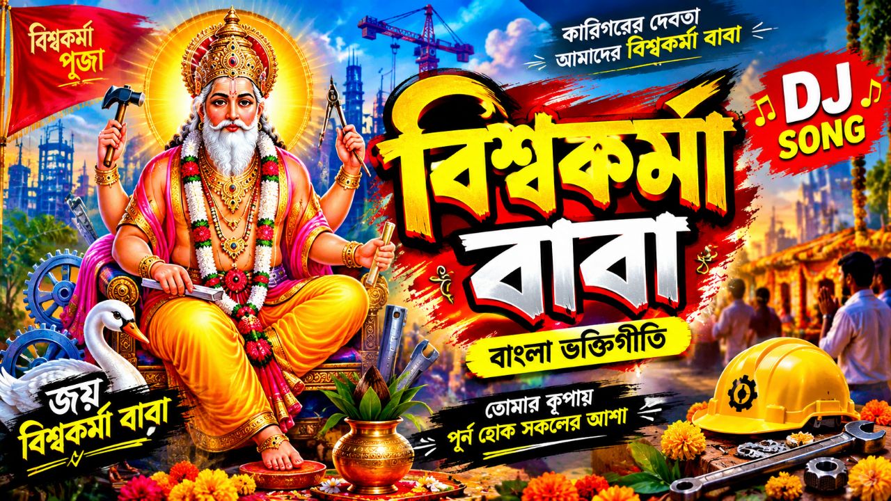 বিশ্বকর্মা বাবা 🙏 | নতুন বাংলা ভক্তিগীতি | Vishwakarma Puja DJ Song 2026 | বিশ্বকর্মা পূজা গান