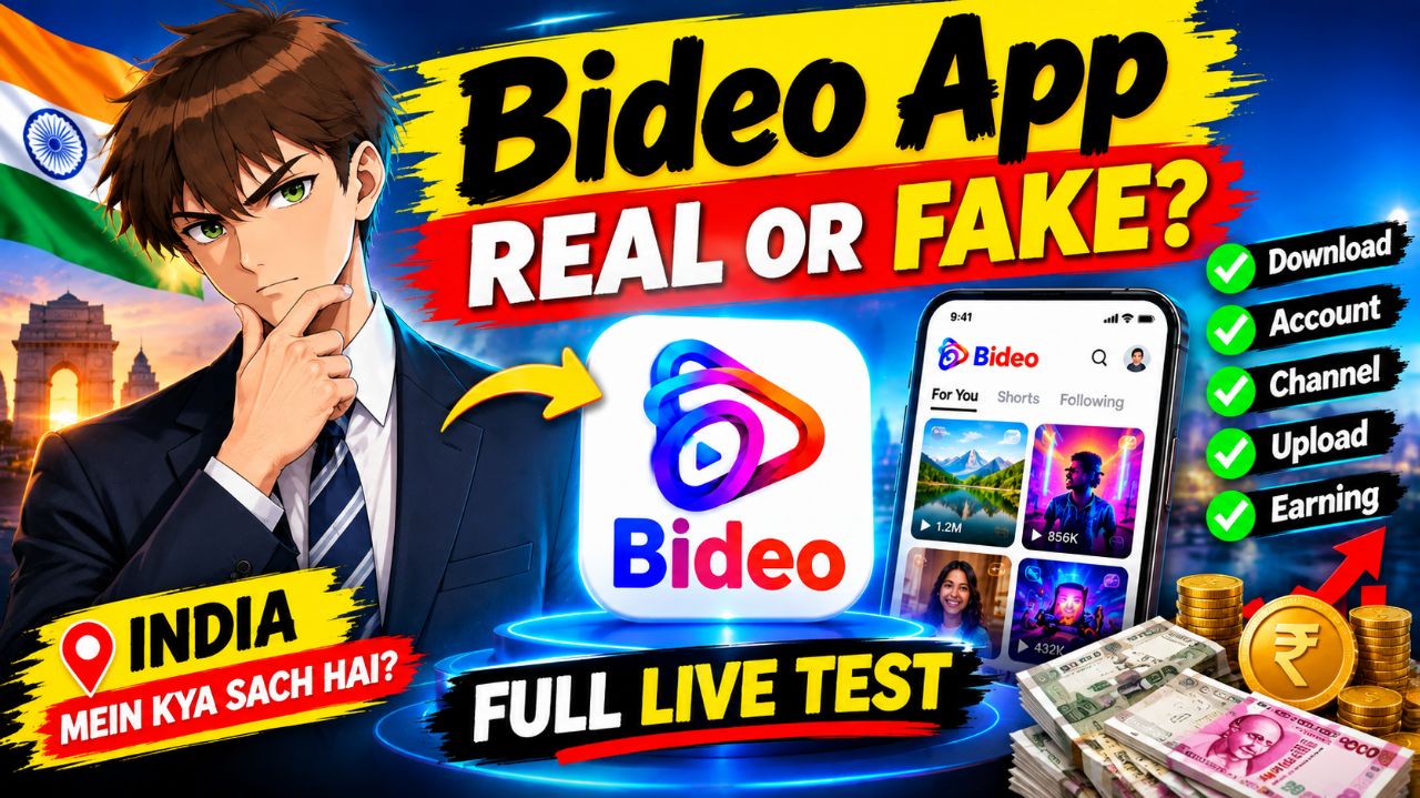 Bideo App Se Earning? 😱 3 Videos Upload Karke Kya Hoga? Full Test
