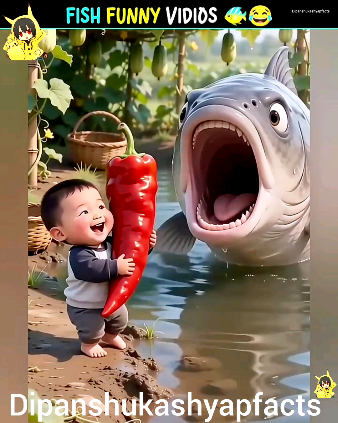 Fish funny vidoe