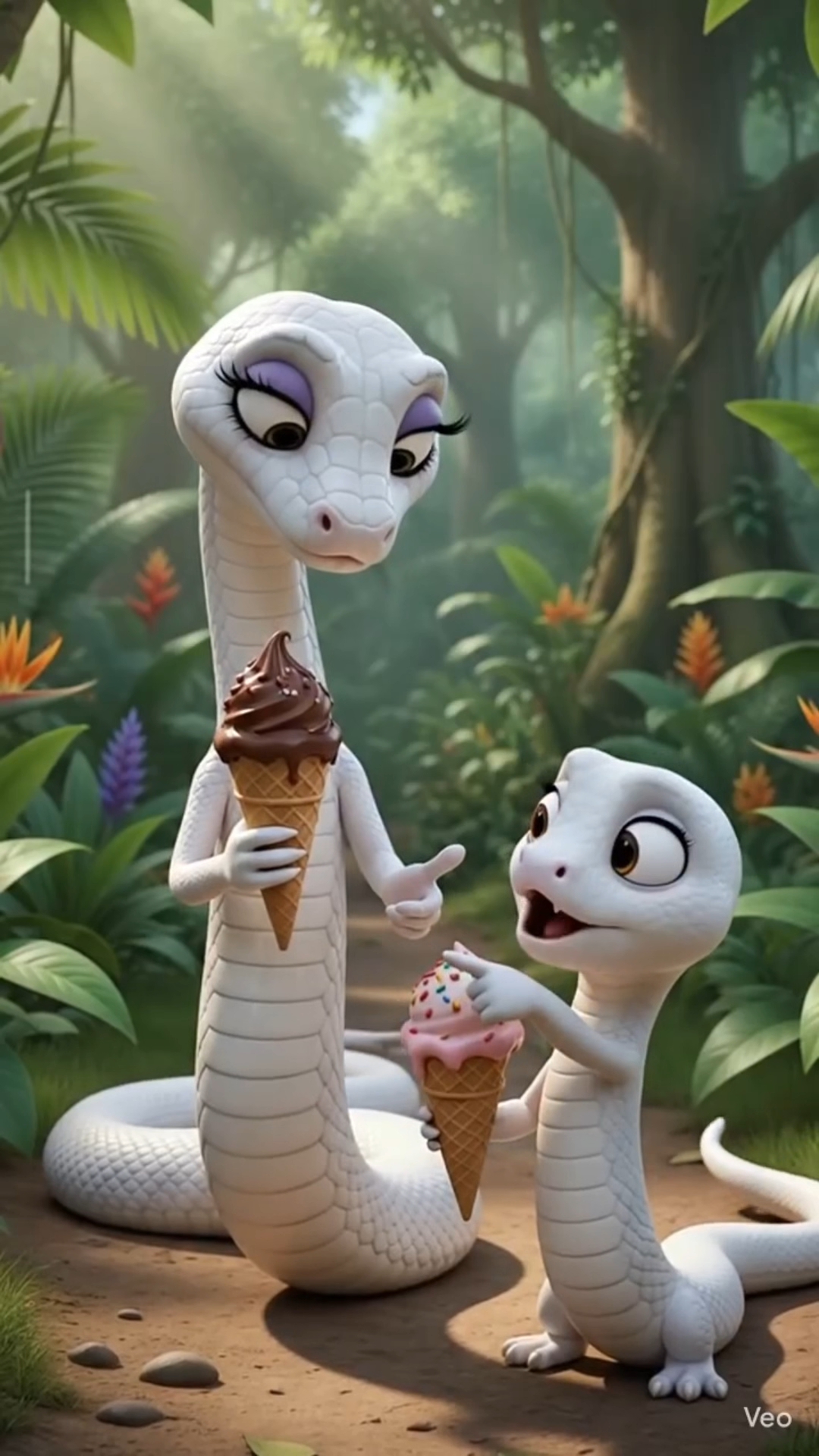 Sanke bady ki Sweet 🍦ice cream date ❤️🍦🐍