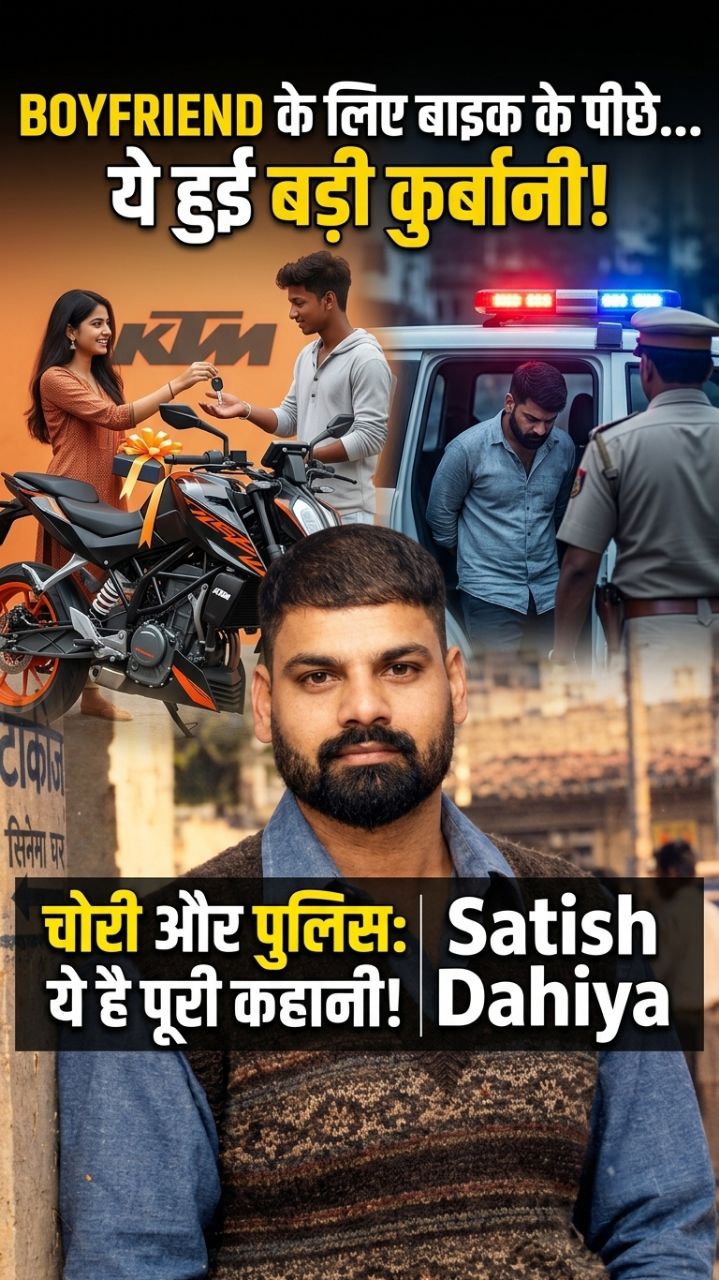 Boyfriend के लिए चुराए गहने, दिलाई स्पोर्ट्स बाइक! 🚴‍♂️💥 #SatishDahiya #BoyfriendGift