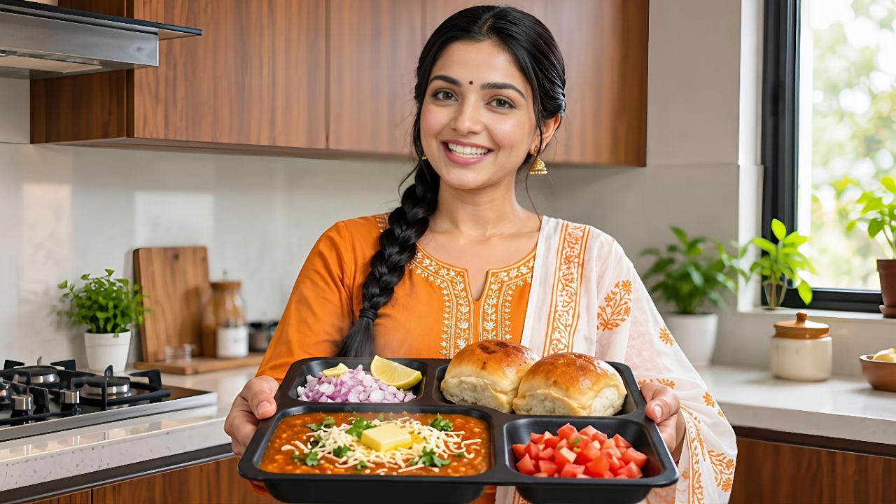 Hotel Style Cheese Pav Bhaji | ghar pe banaye edi tasty pav bhaji