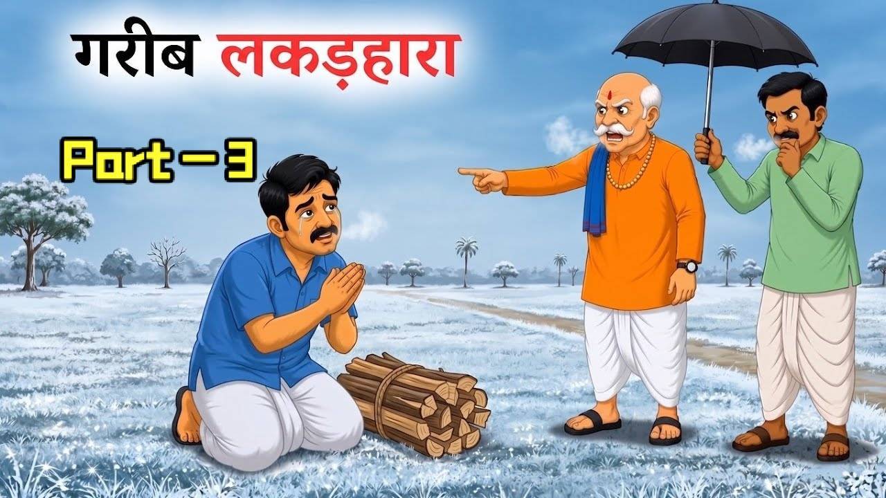गरीब लकड़हारा बना करोड़पति | गरीब लकड़हारे की बदली किस्मत | Part-3 | Hindi Moral Story