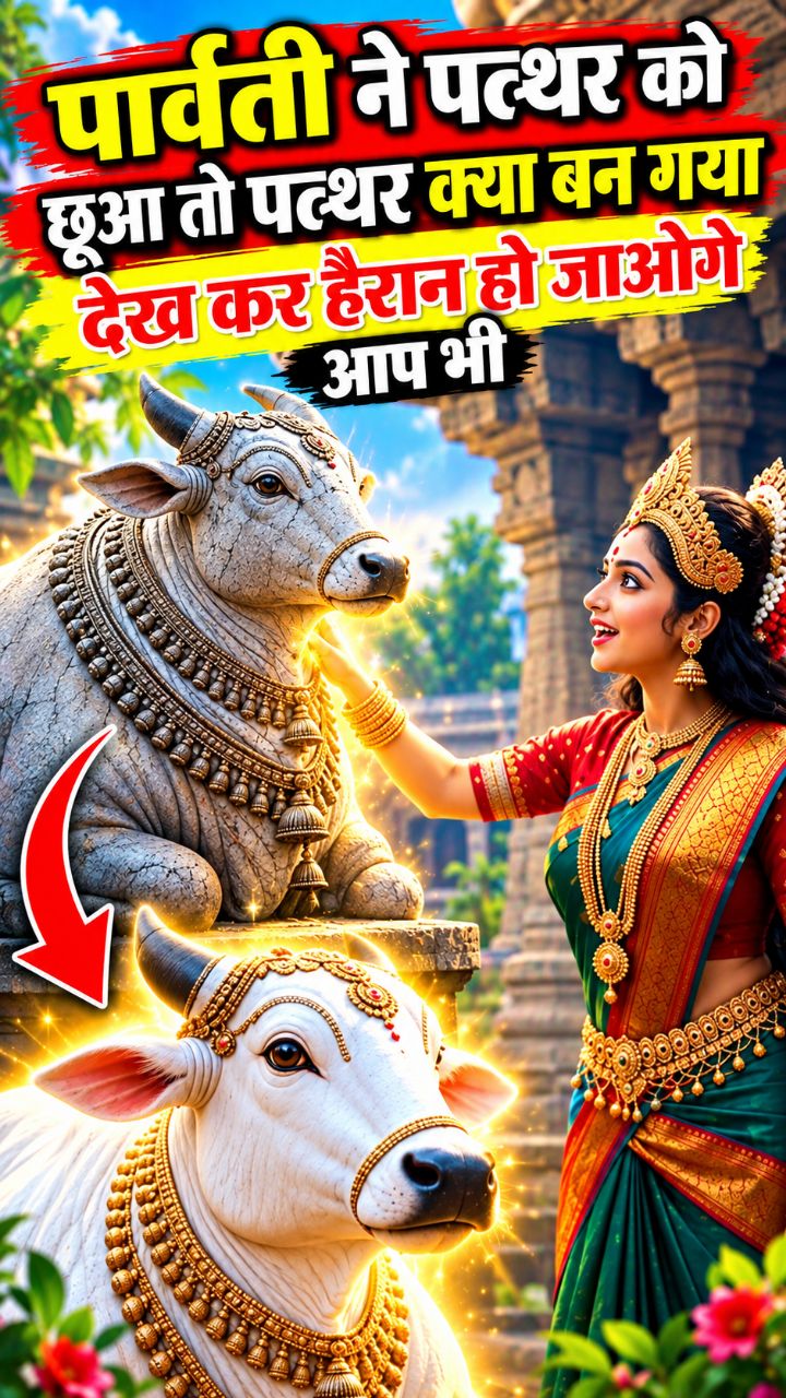 माँ पार्वती ने जैसे ही पत्थर को छुआ, उसके बाद जो चमत्कार हुआ उसे देखकर आप भी हैरान रह जाएंगे!