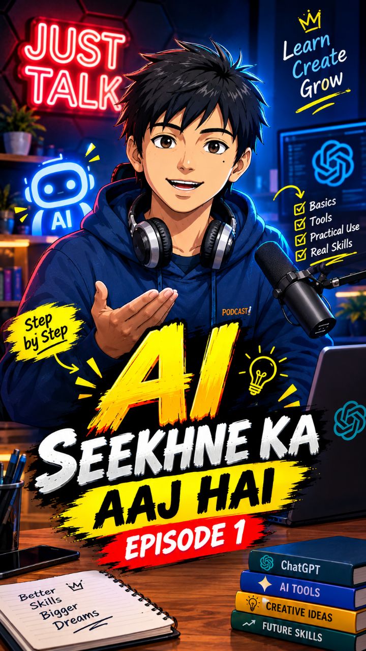 🚀 AI सीखने का आज है Episode 1! 🤖🔥