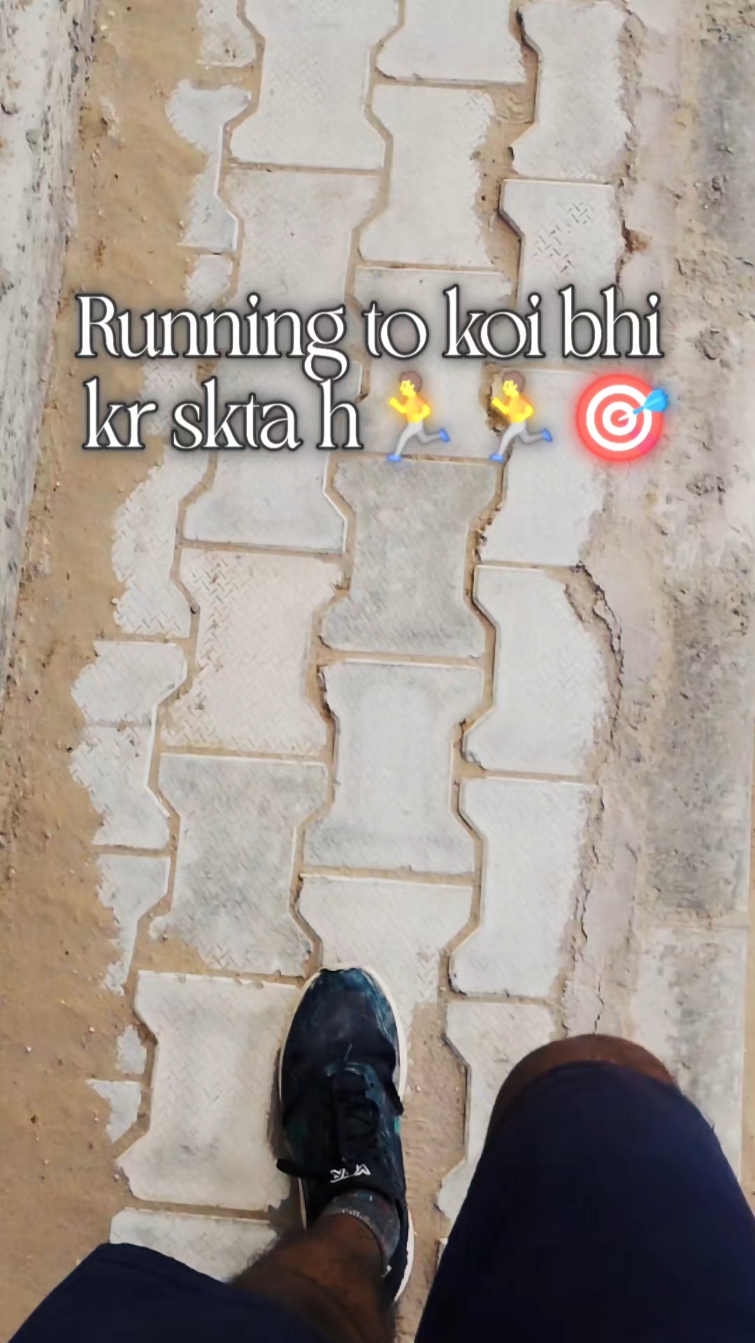 Running running to koi bhi kar sakta hai