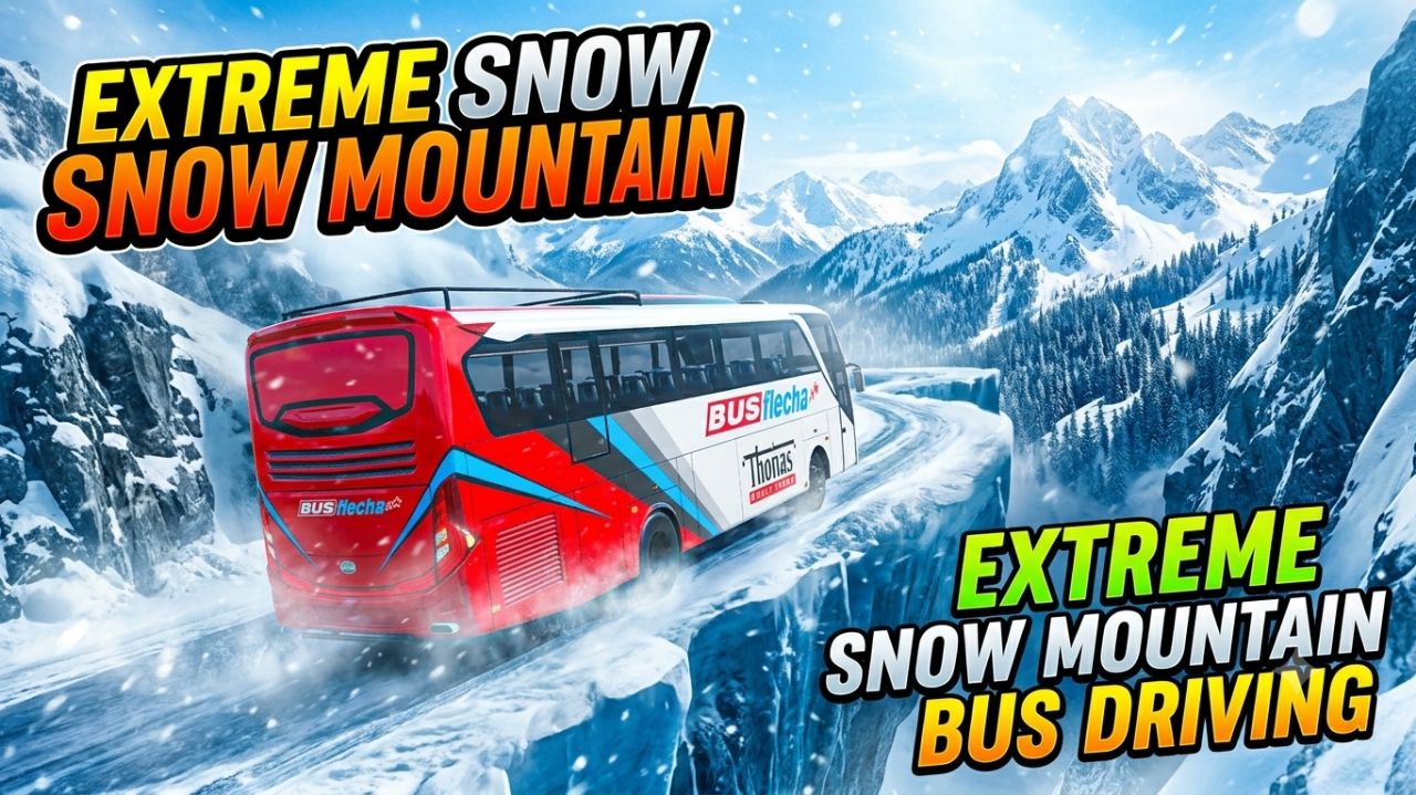 Extreme Snow Mountain Bus Driving 🚌 | Bus Simulator Gameplay