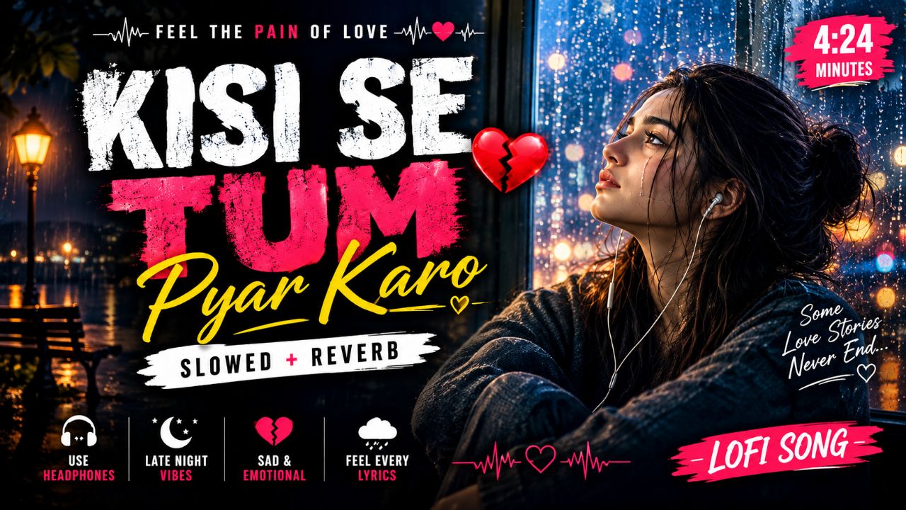 Kisi Se Tum Pyar Karo 💔 | Slowed + Reverb | Lofi Song | Sad Love Vibes | #Shorts