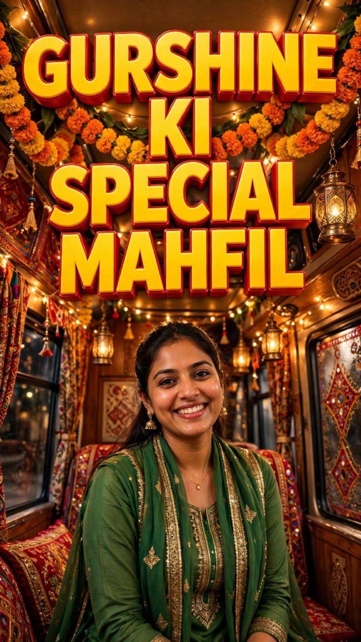 GURSHINE KI SPECIAL MAHFIL 🚌✨ | Bus Me Festival Jaisa Celebration