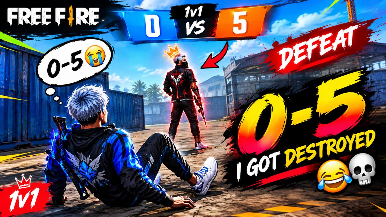 0–5 in a 1v1… bro completely destroyed me 😂💀