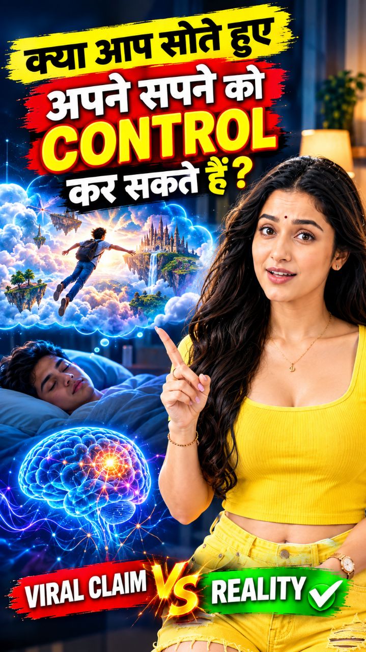 क्या आप सोते हुए सपने को कंट्रोल कर सकते हैं? #dream #sleep