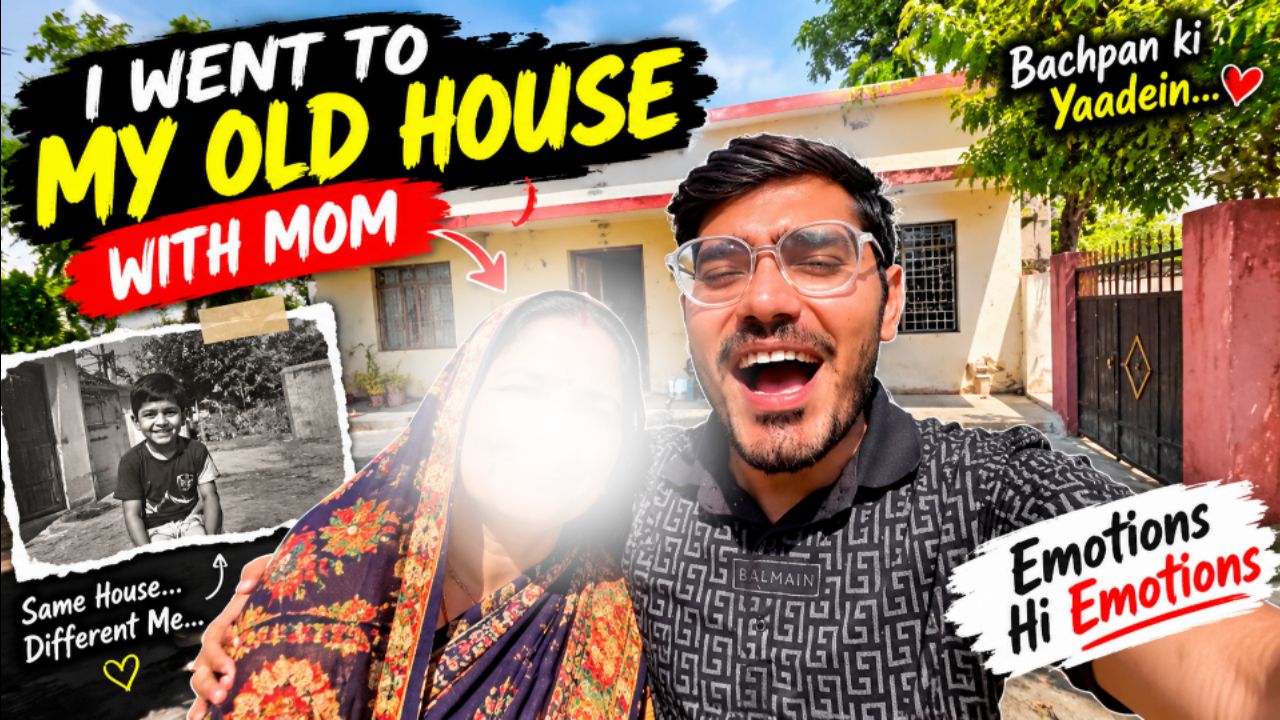 Mera purana Ghar 🥺 with amit mom's