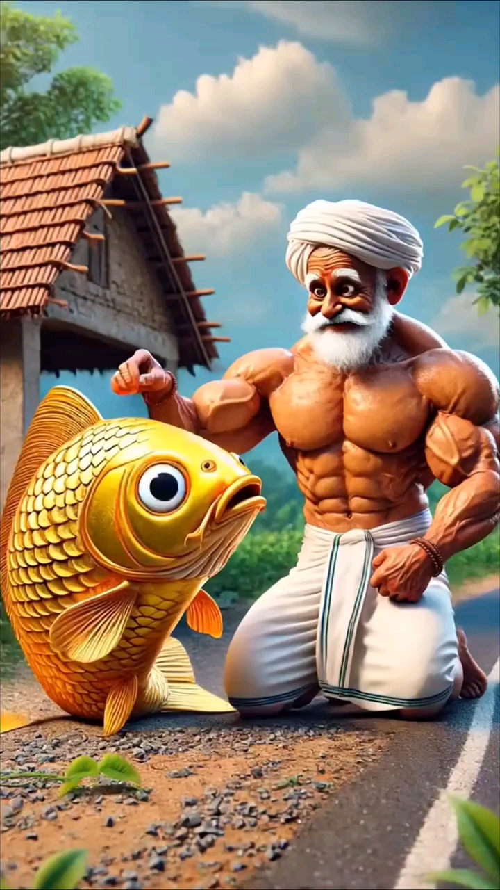 The Farmer Has a Golden Fish 🐟✨ But It Doesn't Lay Eggs 😭 | Emotional AI Story