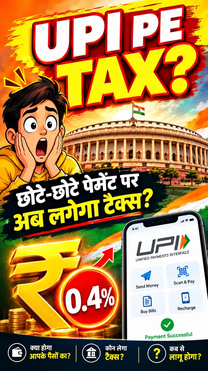 Upi mein tax 0.4 lagega