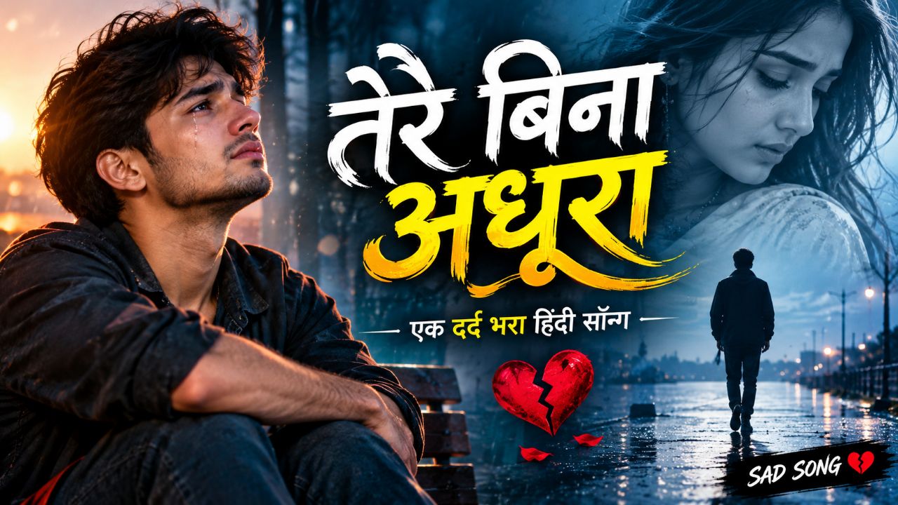 तेरे बिना अधूरा 💔 | एक दर्द भरा हिंदी सैड सॉन्ग | Heart Touching Sad Song 2026