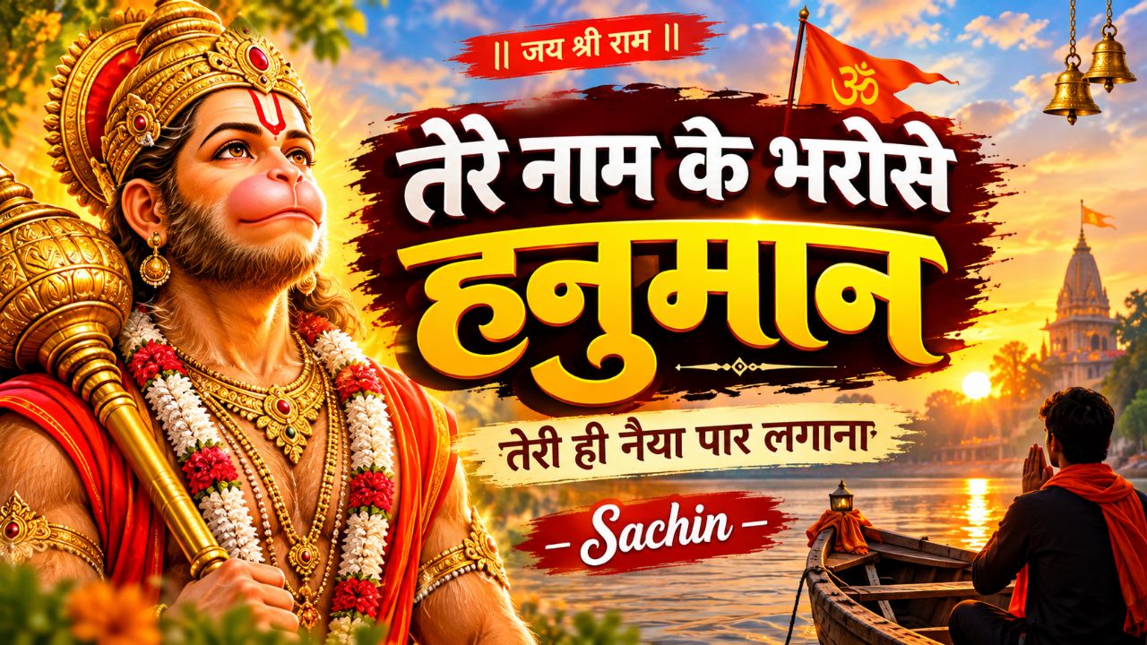 🚩 तेरे नाम के भरोसे हनुमान 🙏 | नया हनुमान भजन | Sachin | Hanuman Bhajan 2026 |  #bideo #BhaktiSong