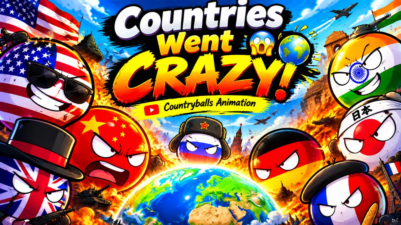 Countries Went CRAZY! 😱🌍 | Countryballs Animation