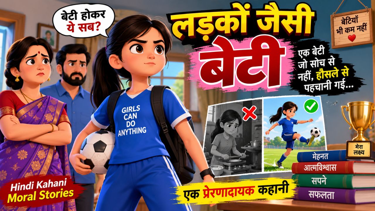 लड़कों जैसी बेटी | Ladko Jaise Beti | Hindi Kahani | Moral Stories | Story in Hindi