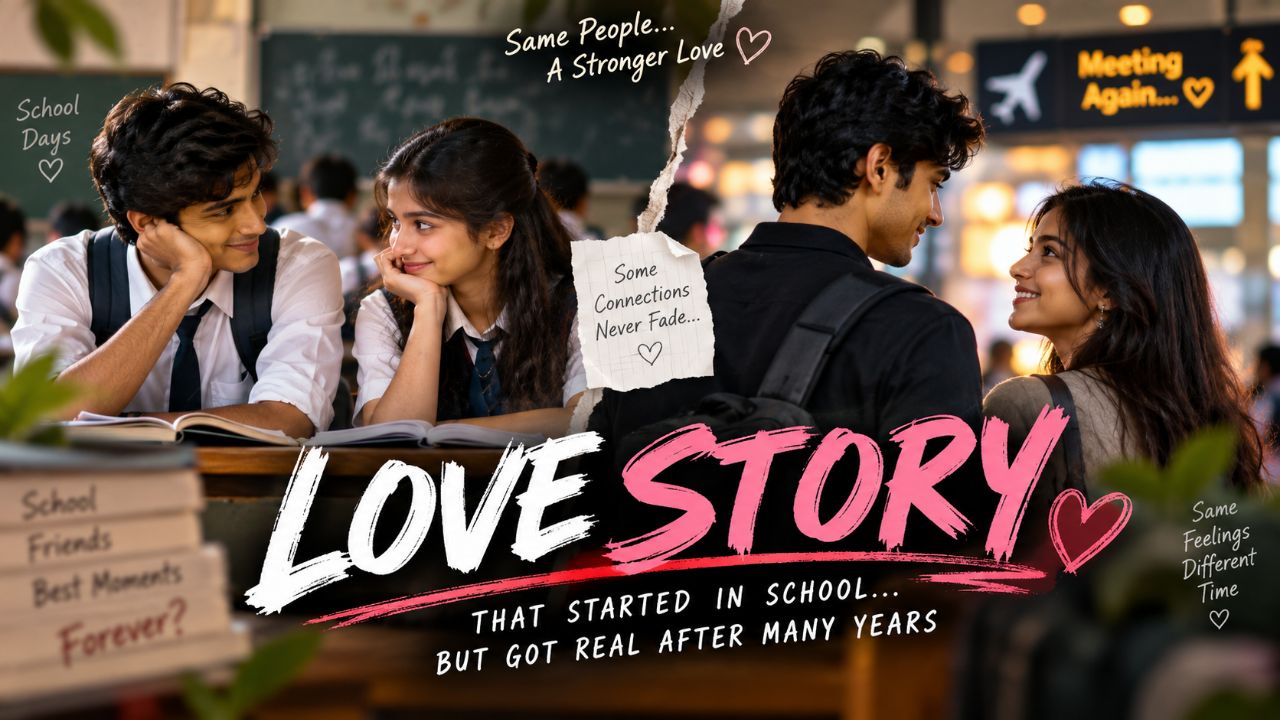 They Fell in Love at School… But Their Real Love Story Started Years Later ❤️ | True Love Story